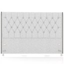 Ver imagem 3 de Cabeceira Cama Box King 195cm Estofada Frizza P05 Linho Cinza Claro - Lyam Decor