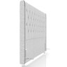 Cabeceira Cama Box King 195cm Estofada Frizza P05 Linho Cinza Claro - Lyam Decor - 7