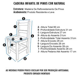 Conjunto Mesa Carteira Mesinha Baú Quadrada Infantil Educativa Atividades Madeira Maciça Resistente - 3