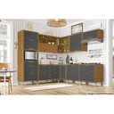 Ver imagem 6 de Armário Aéreo P/ Cozinha Imperatriz C/ 2 Portas Basculante 80cm Freijo/off White - Nesher