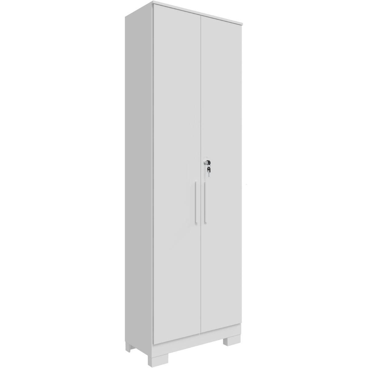 Armário Multiúso 2 Portas com Chave Lavanderia Cozinha Sapateira Faura Móveis - Branco é boa?