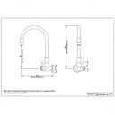 Ver imagem 3 de Torneira Move de Parede Bica Móvel Tubo Flex Japi