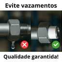Ver imagem 2 de Kit 5 Un Fita Veda Rosca Teflon para Chuveiros Torneiras Tubulações Universal para Tubos