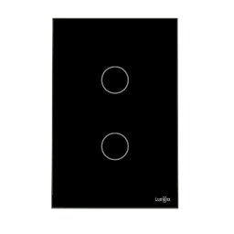 Interruptor Touch WIFI 2 PAD - 4x2 PRETO - 1