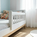 Ver imagem 2 de Proteção Lateral para Cama e Mini Cama Infantil Madeira Maciça Cor Branca