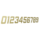 Ver imagem 3 de Número 130mm Garbo Font - Ouro Escovado 8