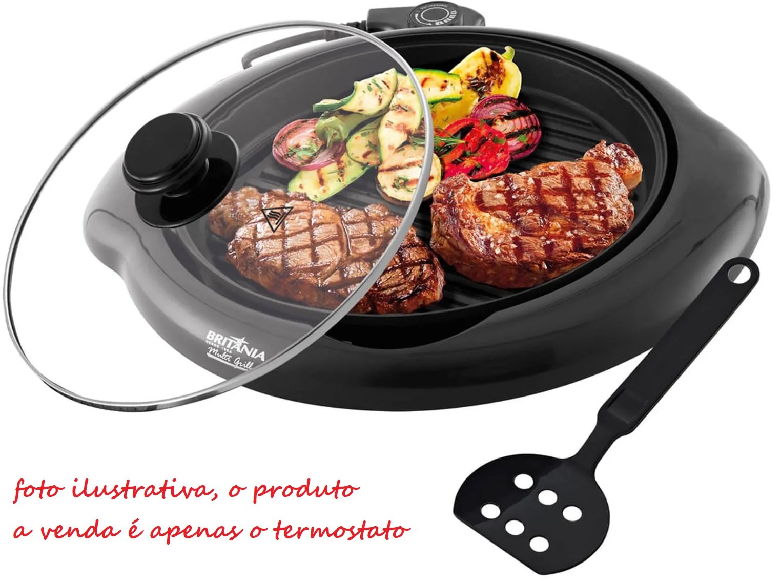 Tomada C/ Termostato 127v Panela Elétrica Britânia Multi Grill Churrasqueira Elétrica Philco Pcq1200 - 8