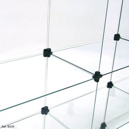 Estante de Vidro Modulado - 2,50 x 1,90 x 0,30 - 6