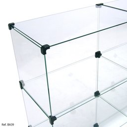Estante de Vidro Modulado - 2,50 x 1,90 x 0,30 - 5