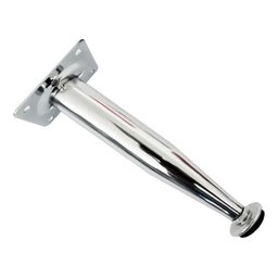 Pé Regulável 22cm Cromado Caad para Móveis 5 Unidades - 1
