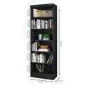 Ver imagem 3 de Estante para Livros 5 Prateleiras 183cmx61cm Linus