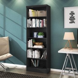 Estante para Livros 5 Prateleiras 183cmx61cm Linus - 1