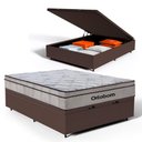 Ver imagem 1 de Cama Box Baú com Colchão Ortobom de Molas Ensacadas Pillow In Pro Vida Casal 138cm