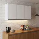 Ver imagem 6 de Armário Aéreo Smart 120 Cm 3 Portas Mp:branco