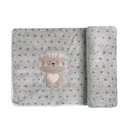 Ver imagem 2 de Cobertor Bordado Papi Friends Microfibra: Gatinha Miau