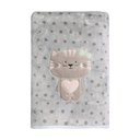 Ver imagem 3 de Cobertor Bordado Papi Friends Microfibra: Gatinha Miau