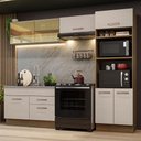 Ver imagem 1 de Armário de Cozinha Completa 270cm Rustic/crema Agata Madesa 05