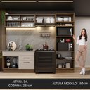 Ver imagem 6 de Armário de Cozinha Completa 270cm Rustic/crema Agata Madesa 05