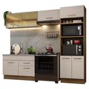 Ver imagem 3 de Armário de Cozinha Completa 270cm Rustic/crema Agata Madesa 05