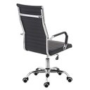 Ver imagem 2 de Cadeira de Escritório Diretor Giratória Office York Courino Preto - Sallar Home