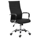 Ver imagem 1 de Cadeira de Escritório Diretor Giratória Office York Courino Preto - Sallar Home