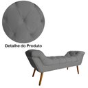 Ver imagem 4 de Conjunto Sienna Cabeceira e Recamier King 195 cm Suede Cinza