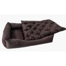Cama para Cachorros Grandes Toda Marrom 1,00x0,80 - 1