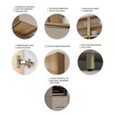 Ver imagem 6 de Armário Cozinha Completa 270cm Lumina Bancada Ilha 100% Mdf Cor:cinnamon com Freijó