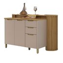 Ver imagem 4 de Armário Cozinha Completa 270cm Lumina Bancada Ilha 100% Mdf Cor:cinnamon com Freijó