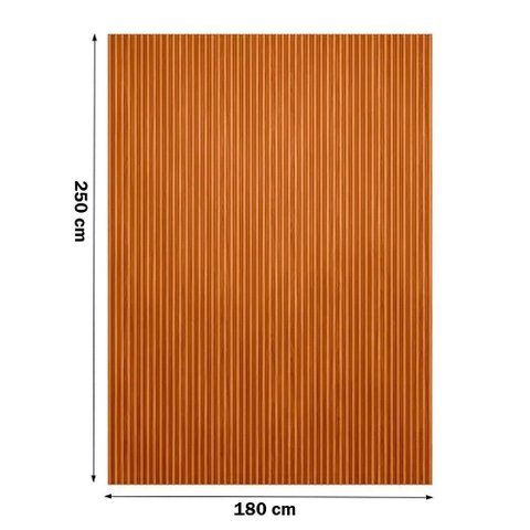 Painel Ripado 180x250cm Modular Linea Brasil Nature Fosco