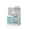 Mini Cozinha Brinquedo Armário Perfeita Infantil Verde MDF - 1