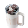 Copo com Canudo Stanley Quencher Protour 1.18l Anti Vazamento - Rose Quartz - 3