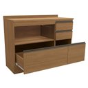 Ver imagem 4 de Armário de Cozinha Balcão 1 Porta e 4 Gavetas 120cm com Tampo G746 Maxxi Canela Kappesberg