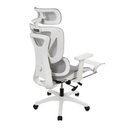 Ver imagem 3 de Cadeira Escritório Nr-17 Presidente BLM162 Nexo Blume Tela Mesh Branco Base Rodizio PU