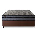 Ver imagem 6 de Conjunto Cama Box Casal c/ Molas Ensacadas Montreal Marrom 138x188x64