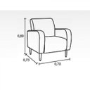 Ver imagem 6 de Poltrona Estampada Dani By Adriano Figueiredo Takei Estofados