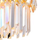 Ver imagem 3 de Lustre Pendente Skylight Lor 4005 Dourado Redondo 60 G9 Bivolt Dourado