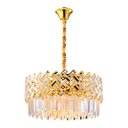 Ver imagem 4 de Lustre Pendente Skylight Lor 4005 Dourado Redondo 60 G9 Bivolt Dourado