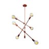 Lustre Pendente Startec Circuit 6xe27 Bivolt Cobre - 1