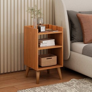 Mesa de Cabeceira Retrô Pé Palito Para Quarto Mesinha Quarto MDF MVD Móveis