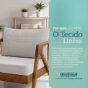Ver imagem 3 de Almofada Decorativa Maia Cheia Fofinha com Zíper 36x60 Linho para Sofá Cama Poltrona Fibra Siliconad