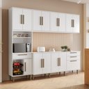 Ver imagem 2 de Cozinha com 14 Portas com Fruteira Lorena:branco