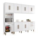 Ver imagem 1 de Cozinha com 14 Portas com Fruteira Lorena:branco