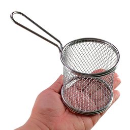Kit 6 Cesta para Servir Porções Batata Frita Frango Salgados Hamburgueria Festa - 6