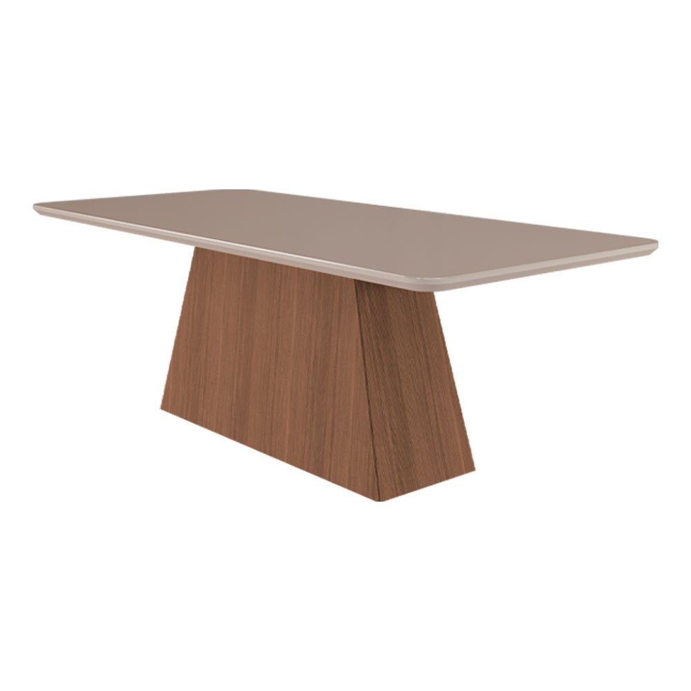 Conjunto de Mesa para Sala de Jantar Ana com 8 Cadeiras Alice-Cimol -  Savana / Offwhite / Joli na Americanas Empresas