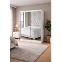 Ver imagem 1 de Guarda Roupa com 2 Portas Espelhado Sapphire -grand Line