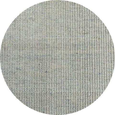 Tapete Sisal Natural 250 Redondo Ch Cinza Claro