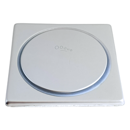 Kit 05 Ralo Click Banheiro Inox Quadrado 10x10 Cromado - 7