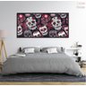 Quadro Decorativo 130x60 Sala Quarto Arte Caveira Mexicana 1 - 5