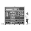 Ver imagem 4 de Guarda Roupa Casal Dream 2 Portas Esp Avela/Off White Henn